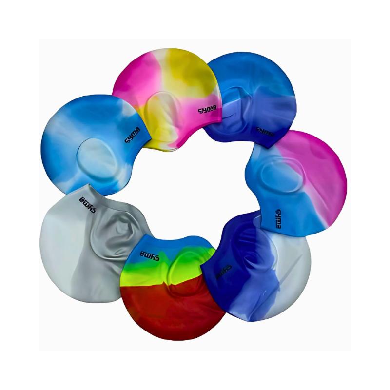 Cyma Multicolored Ear Swimming Cap