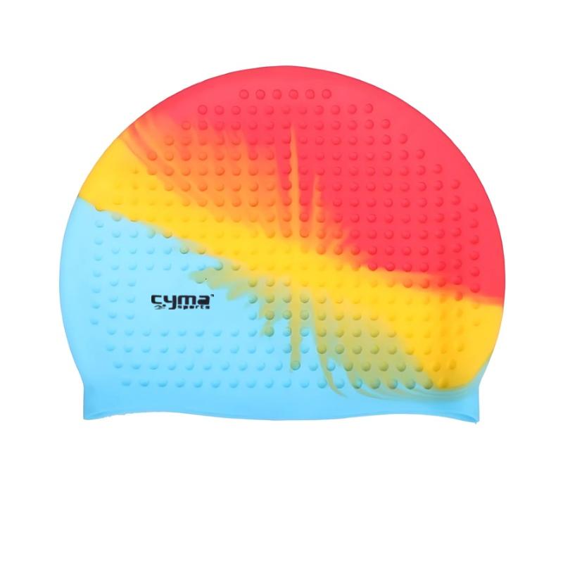 Cyma Multicolored Bubble Swimming Cap