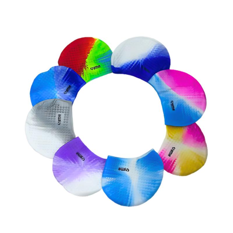 Cyma Multicolored Bubble Swimming Cap