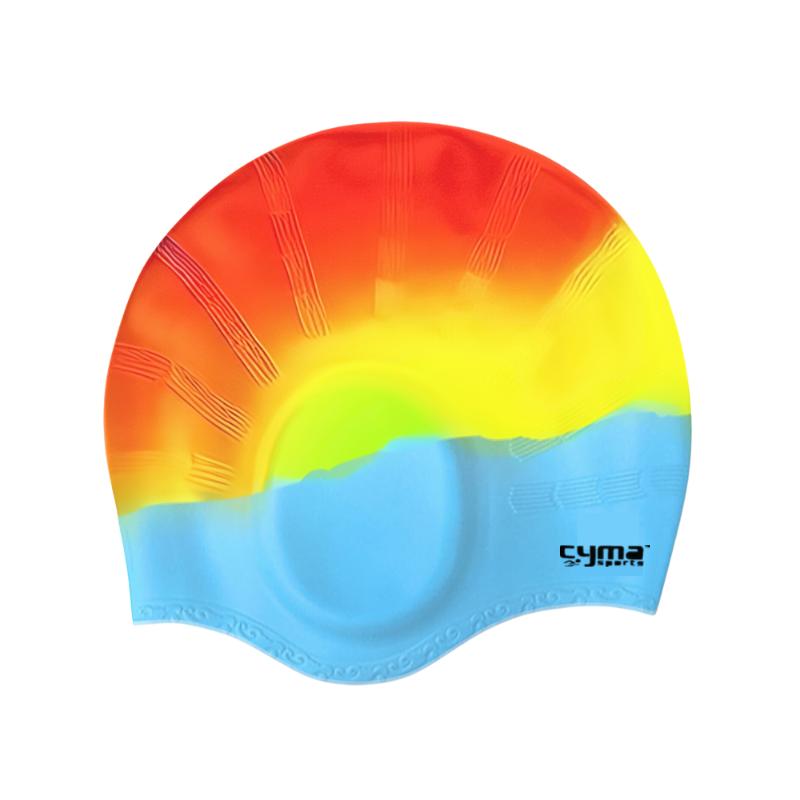 Cyma Multicolored Ear Swimming Cap