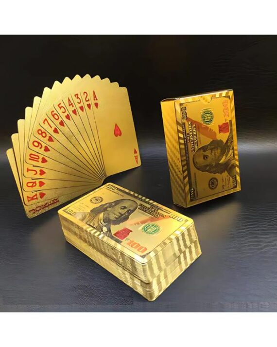 Gold and Silver Playing Cards 17-313