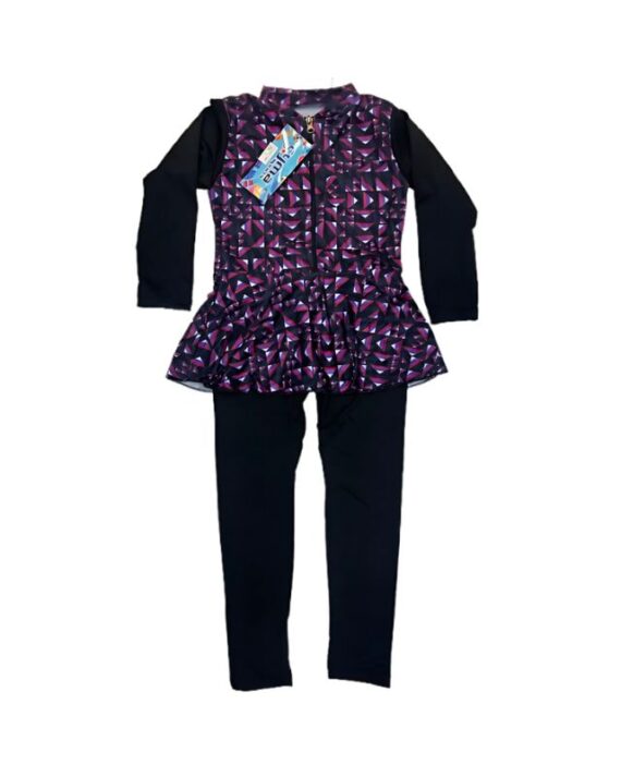 Cyma Girls Front Zip Swimming Costume CS-SC-1667