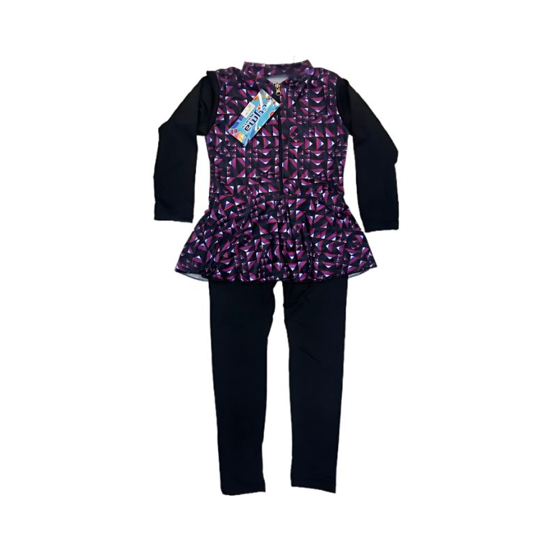 Cyma Girls Front Zip Swimming Costume CS-SC-1667