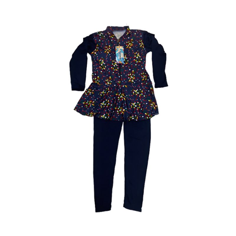 Cyma Girls Front Zip Swimming Costume CS-SC-1667