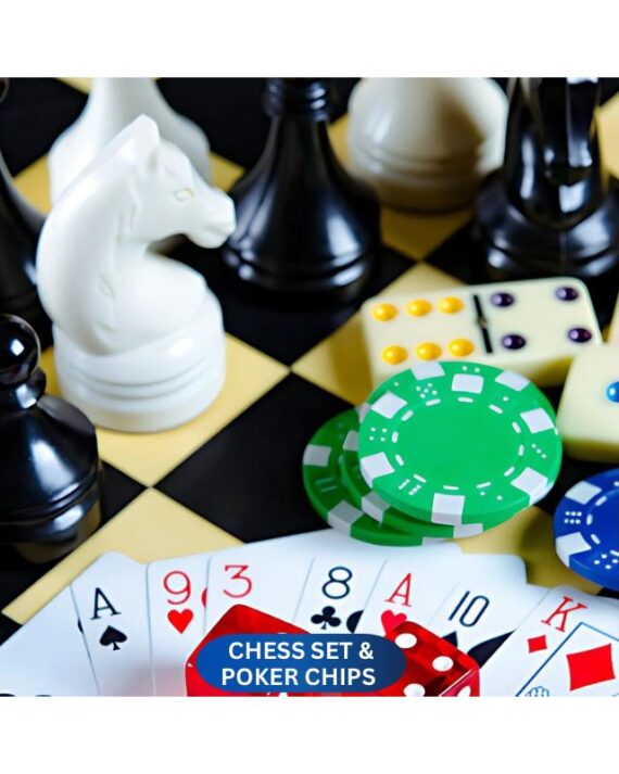 Chess Set & Poker Chips